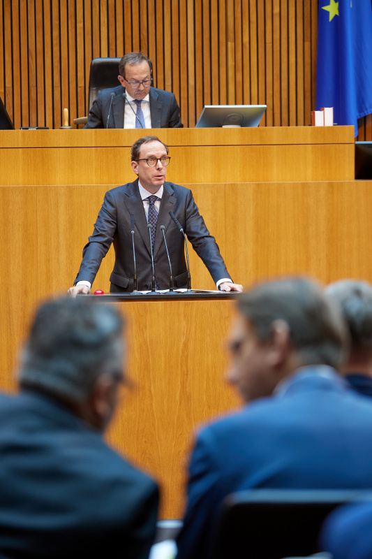 Am Rednerpult: Nationalratsabgeordneter Andreas Ottenschläger (ÖVP)