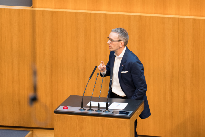 Am Wort: Nationalratsabgeordneter Herbert Kickl (FPÖ)