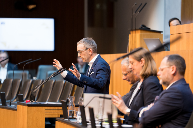 Am Wort: Nationalratsabgeordneter Herbert Kickl (FPÖ)