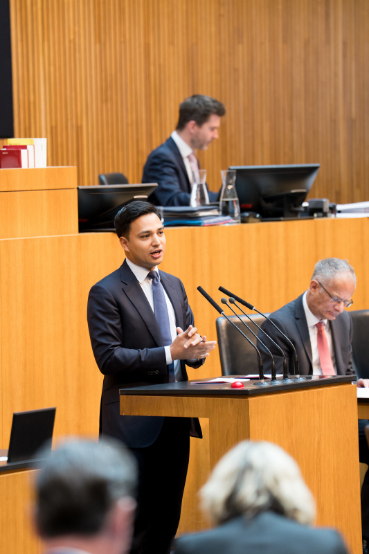 Am Wort: Klubobmann Yannick Shetty (NEOS)