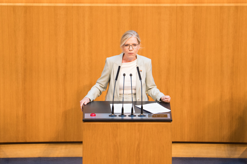 Am Wort: Klubobfrau Leonore Gewessler (GRÜNE)