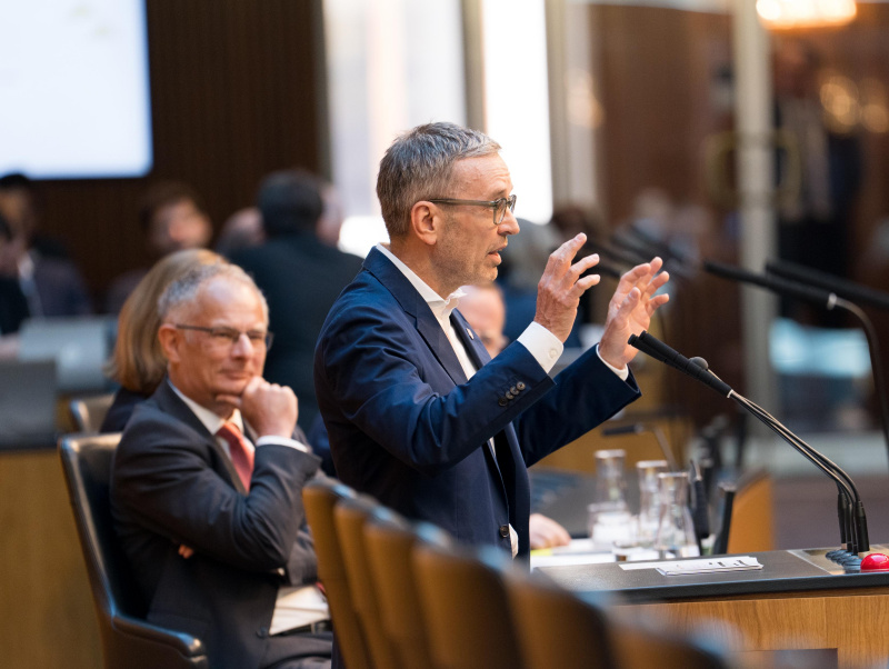 Am Wort: Nationalratsabgeordneter Herbert Kickl (FPÖ)