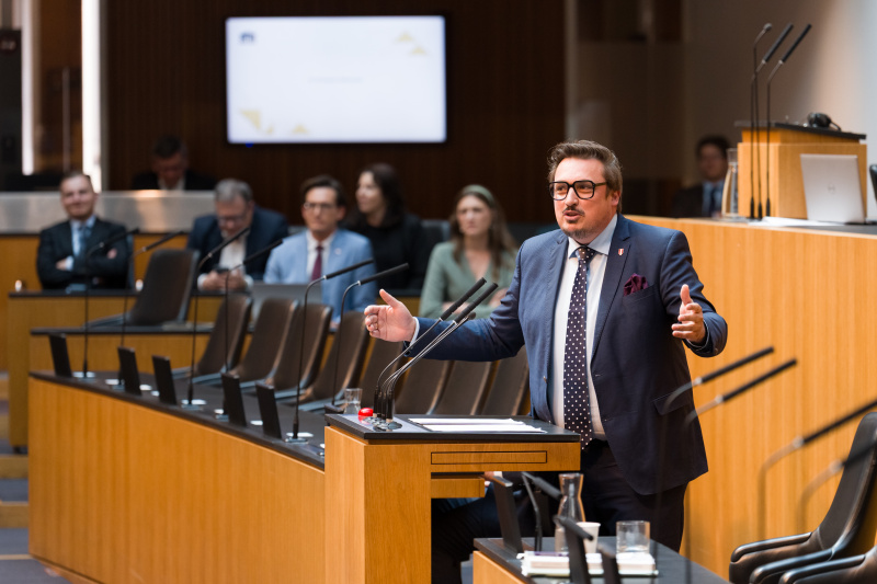 Am Wort: Nationalratsabgeordneter Christoph Steiner (FPÖ)