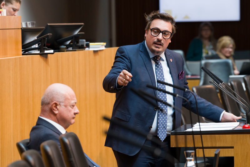 Am Wort: Nationalratsabgeordneter Christoph Steiner (FPÖ)