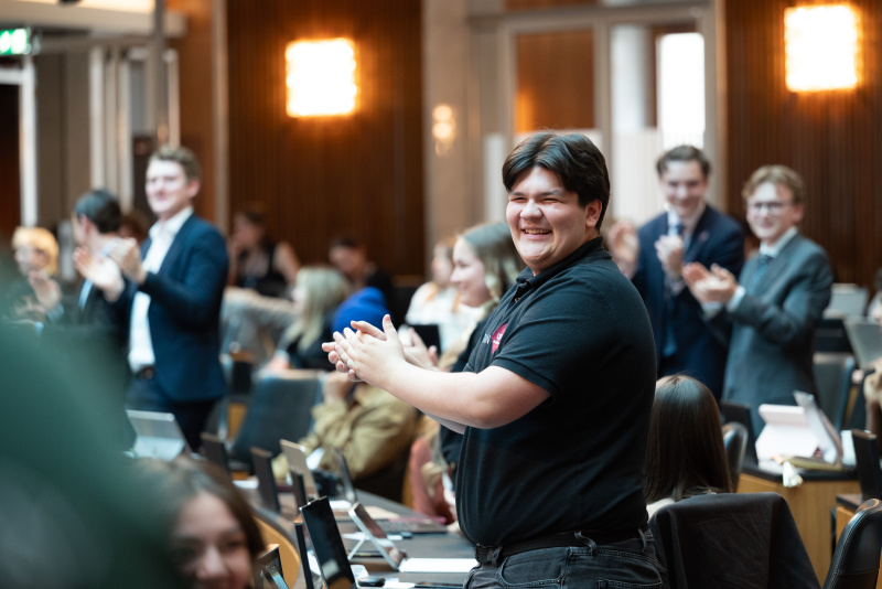 Blick ins Plenum. Veranstaltungsteilnehmerinnen und -teilnehmer