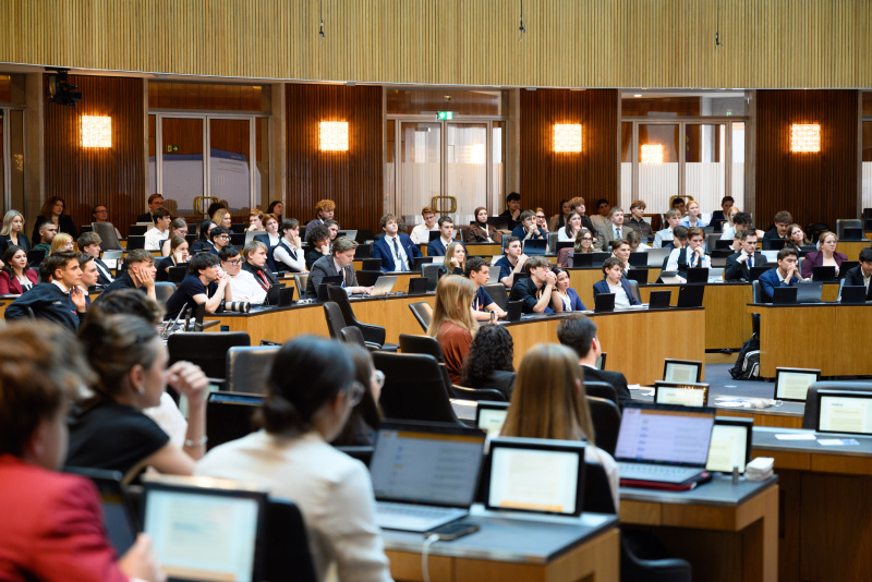Blick ins Plenum. Veranstaltungsteilnehmerinnen und -teilnehmer