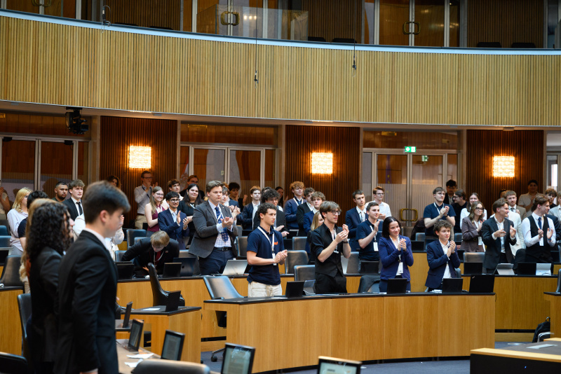 Blick ins Plenum. Veranstaltungsteilnehmerinnen und -teilnehmer