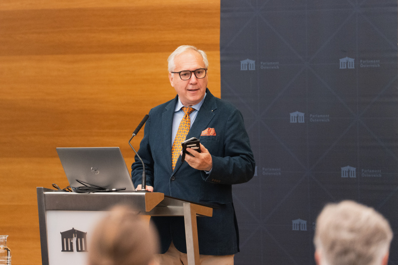 Welcome remarks. President of the National Council Walter Rosenkranz (FPÖ)