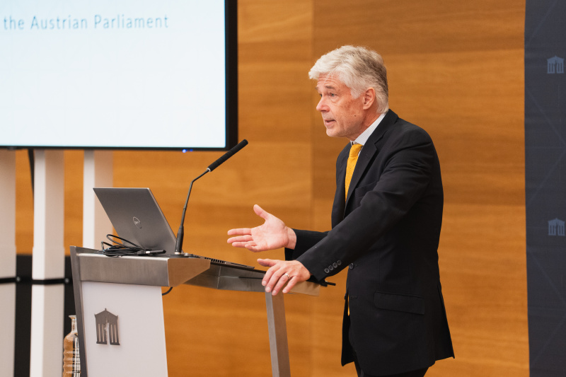 Welcome remarks. Secretary General of the Austrian Parliament Harald Dossi