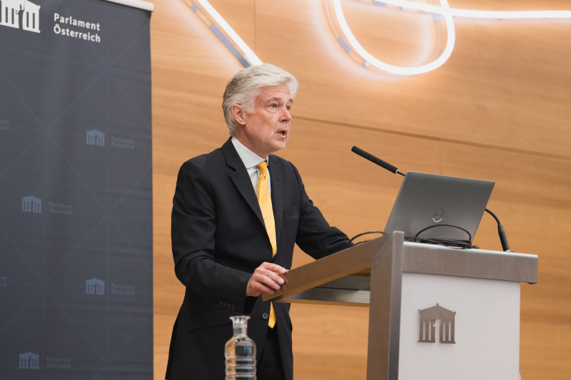Welcome remarks. Secretary General of the Austrian Parliament Harald Dossi