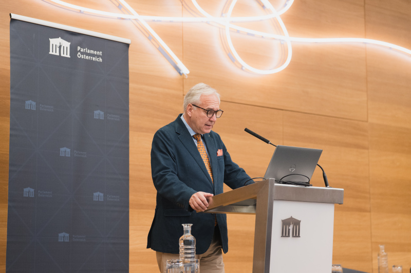 Welcome remarks. President of the National Council Walter Rosenkranz (FPÖ)