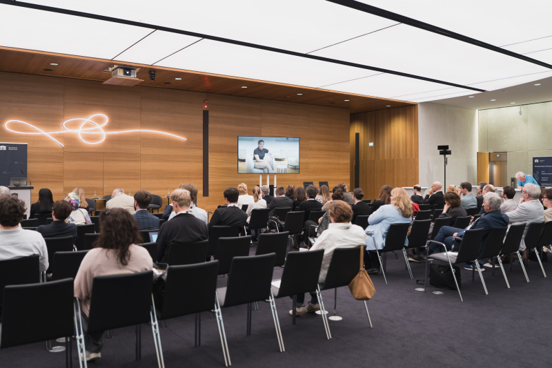 Presentation of the research project 2026. On screen: Dr. Ermela Gianna
