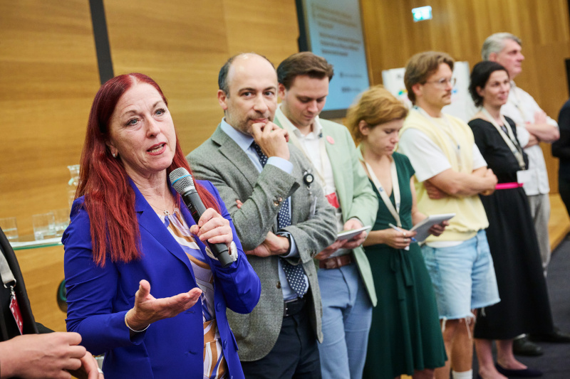 Präsentation der Hosts für die Jam-Session