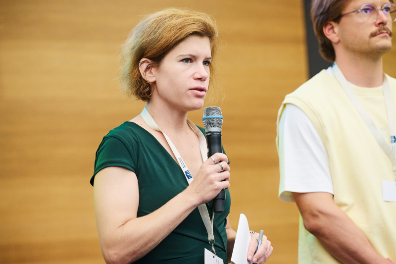 Präsentation der Hosts für die Jam-Session