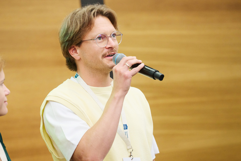 Präsentation der Hosts für die Jam-Session