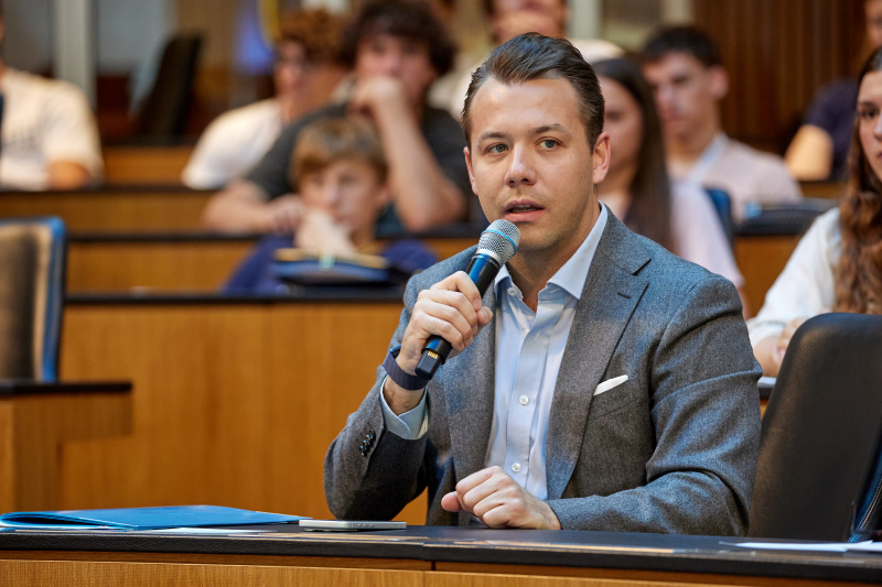 Statement. Nationalratsabgeordneter Maximilian Weinzierl (FPÖ)