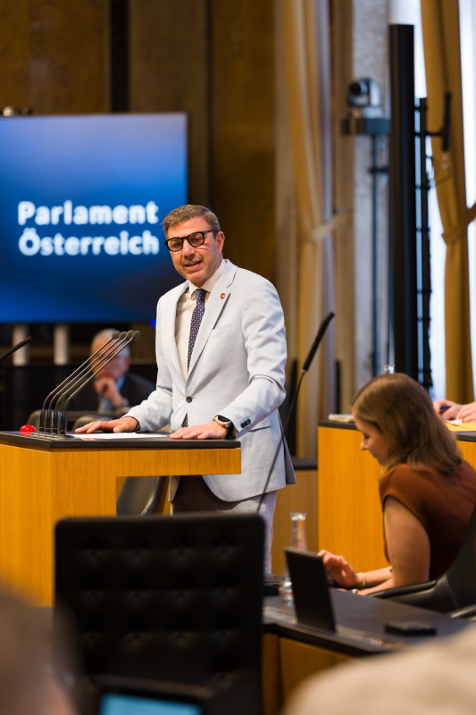 Am Wort: Bundesratsmitglied Martin Peterl (SPÖ)