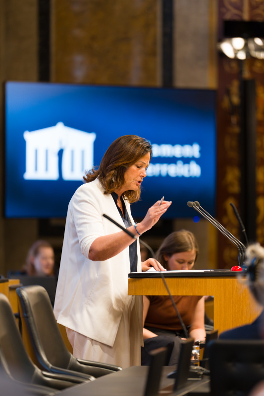 Am Wort: Bundesratsmitglied Sandra Jäckel (FPÖ)