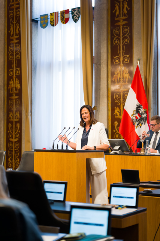 Am Wort: Bundesratsmitglied Sandra Jäckel (FPÖ)