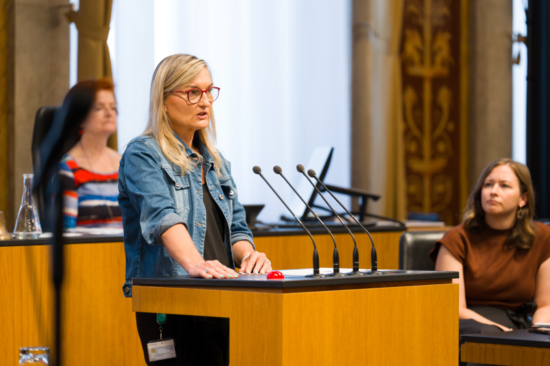 Am Wort: Bundesratsmitglied Claudia Hauschildt-Buschberger (GRÜNE)