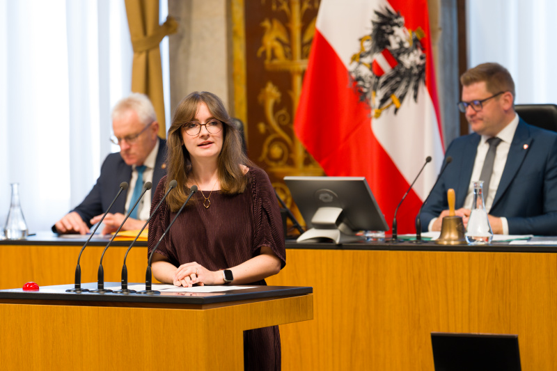 Am Wort: Bundesratsmitglied Julia Deutsch (NEOS)