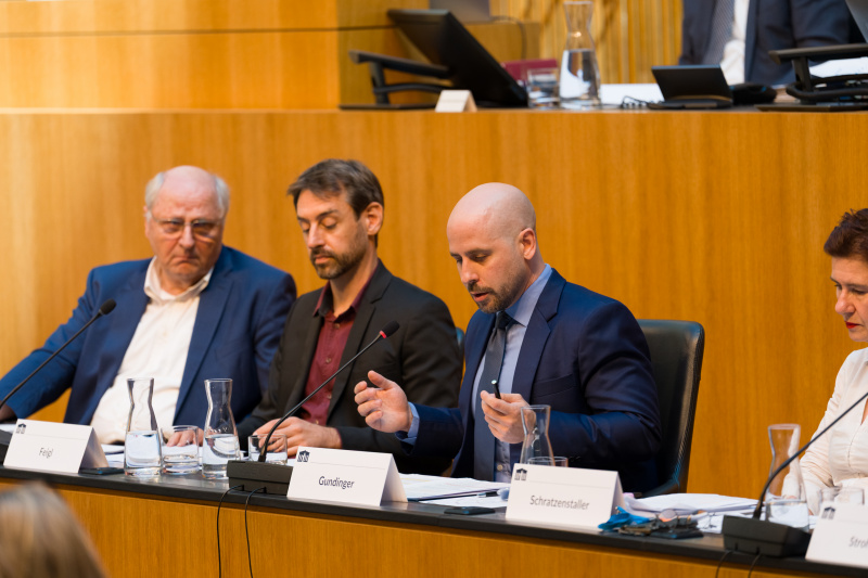 Am Wort: Mag. Martin Gundinger (Austrian Economics Center / Nominierung durch: FPÖ)