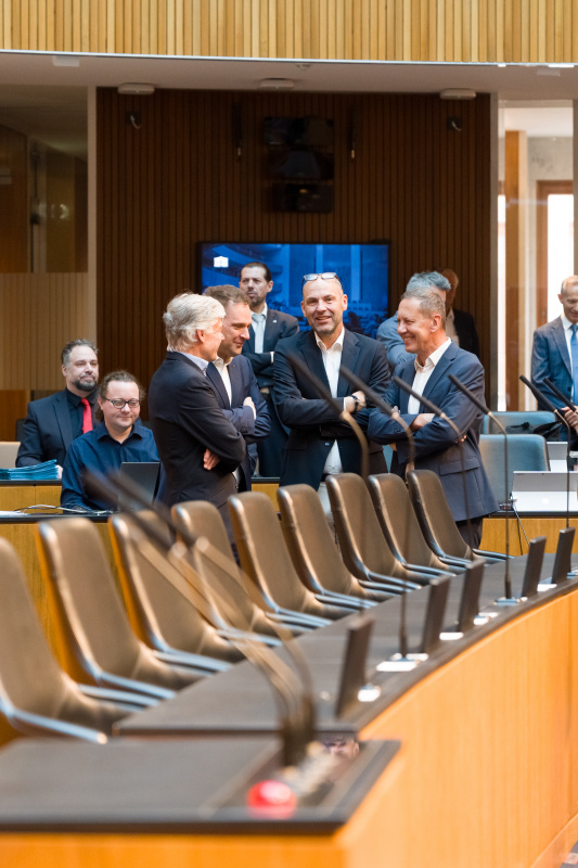 Eindrücke vor Beginn der Sitzung