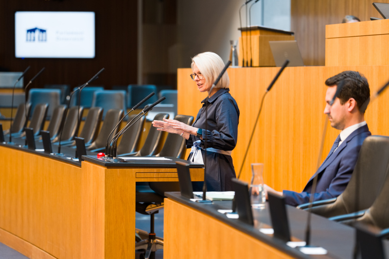 Nationalratsabgeordnete Ricarda Berger (FPÖ) am Wort
