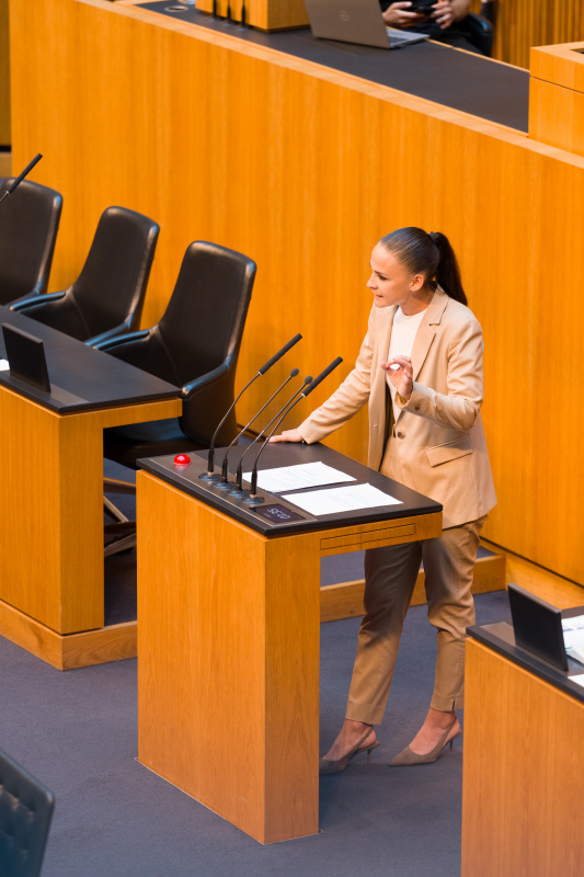 Nationalratsabgeordnete Lisa Schuch-Gubik (FPÖ) am Wort