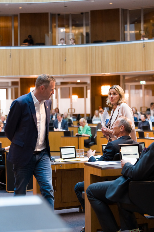 Nationalratsabgeordneter Michael Schnedlitz (FPÖ) und Nationalratsabgeordnete Dagmar Belakowitsch (FPÖ)