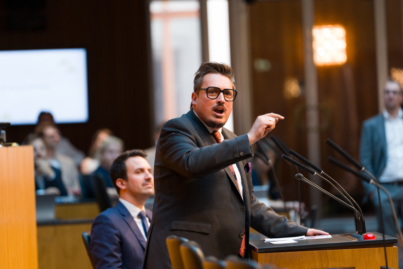 Nationalratsabgeordneter Christoph Steiner (FPÖ) am Wort