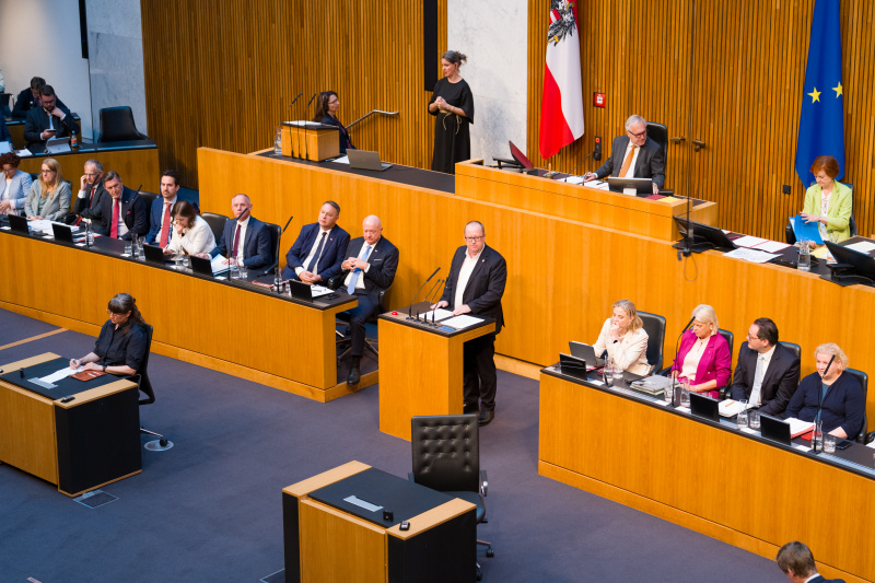Nationalratsabgeordneter Hubert Fuchs (FPÖ) am Wort