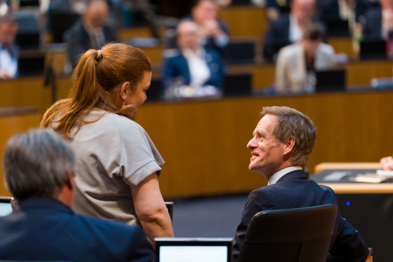Blick ins Plenum. Nationalratsabgeordneter Kai Jan Krainer (SPÖ)