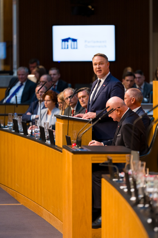 Vizekanzler Andreas Babler (SPÖ) am Wort