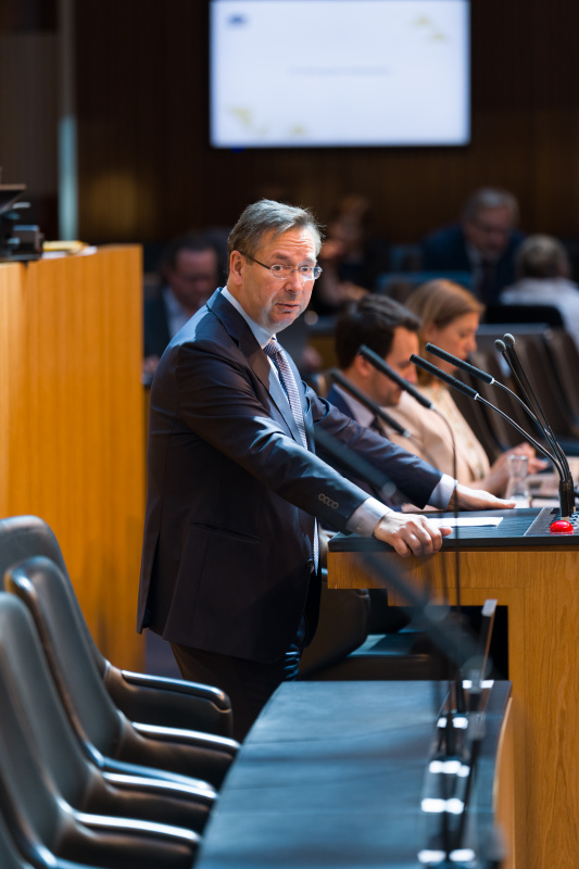 Nationalratsabgeordneter Hermann Brückl (FPÖ) am Wort