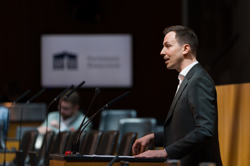 Nationalratsabgeordneter Nico Marchetti (ÖVP) am Wort