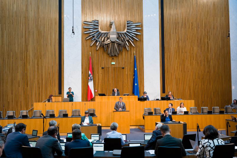 Nationalratsabgeordneter Christian Schandor (FPÖ) am Wort