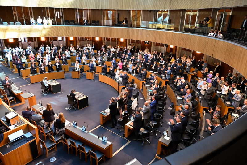 Dankesworte von Nationalratspräsident Walter Rosenkranz (FPÖ) an Parlamentsdirektor Harald Dossi anlässlich der bevorstehenden Pensionierung