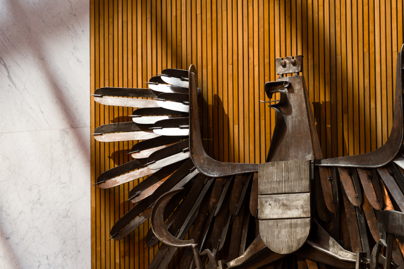 Adler im Nationalratssaal