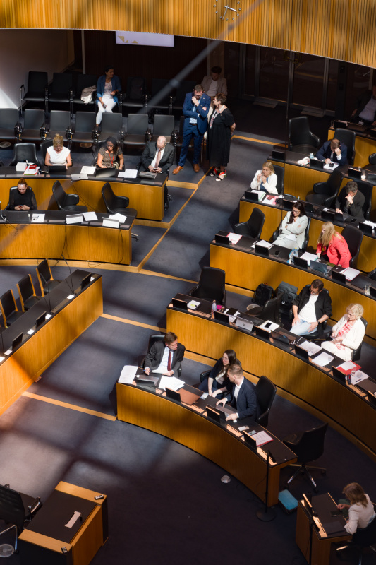 Blick ins Plenum