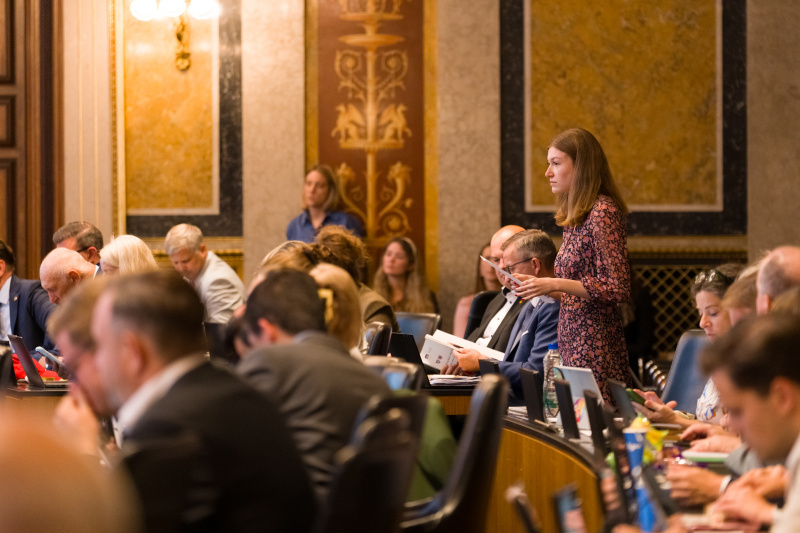 Blick ins Plenum