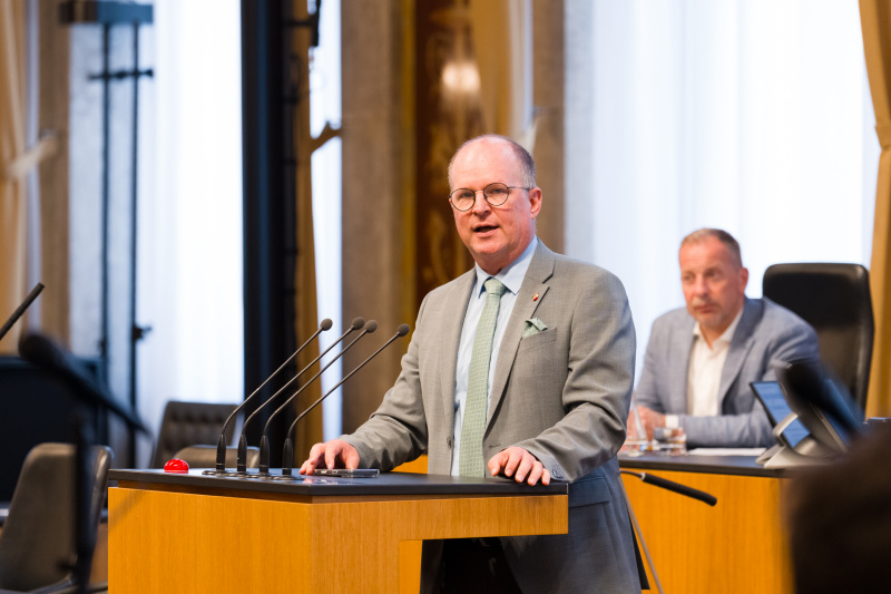 Bundesratsmitglied Bernhard Ruf (ÖVP) am Wort