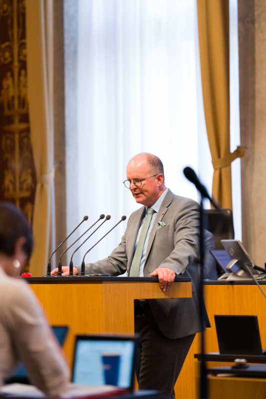 Bundesratsmitglied Bernhard Ruf (ÖVP) am Wort