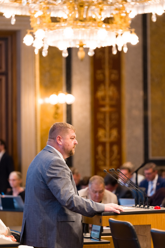 Bundesratsmitglied Andreas Arthur Spanring (FPÖ) am Wort
