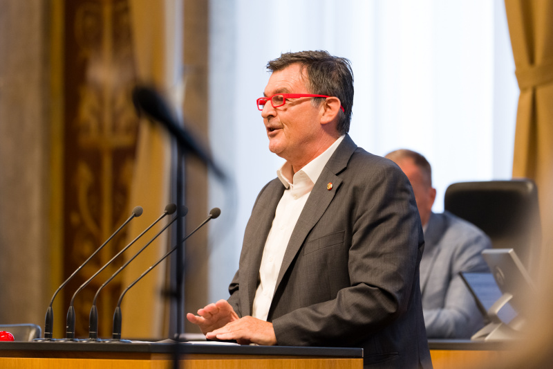 Bundesratsmitglied Michael Wanner (SPÖ) am Wort
