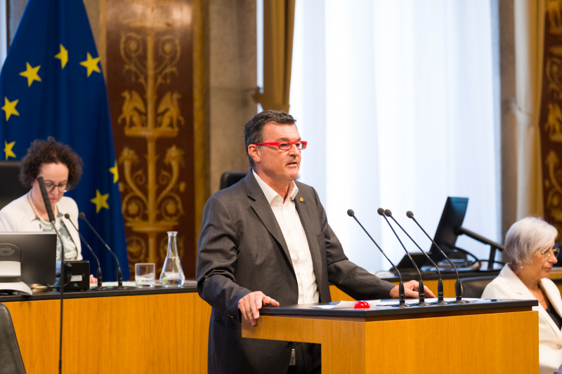 Bundesratsmitglied Michael Wanner (SPÖ) am Wort