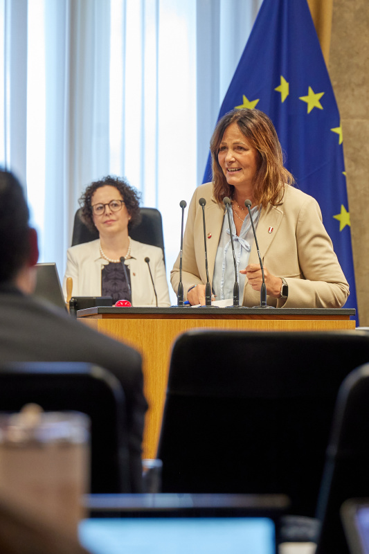 Am Rednerinnenpult: Bundesrätin Sandra Jäckel (FPÖ)