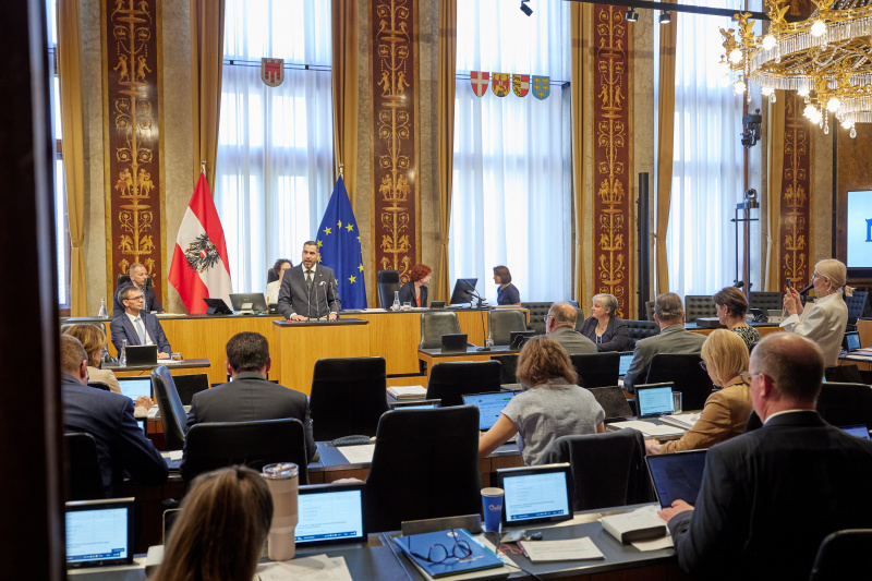 Am Rednerpult: Bundesrat Daniel Schmid (SPÖ)