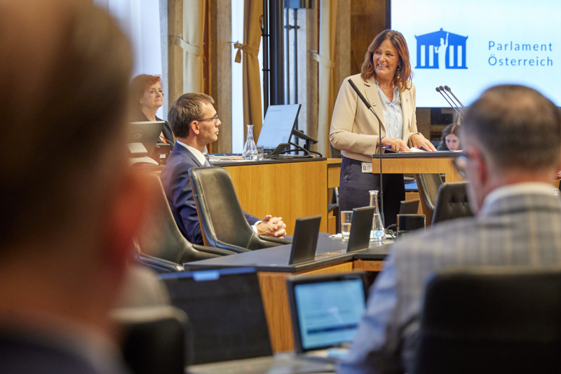 Am Rednerinnenpult: Bundesrätin Sandra Jäckel (FPÖ)