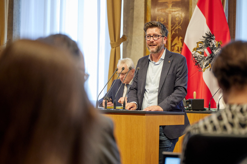 Am Rednerpult: Bundesrat Christian Fischer (SPÖ)